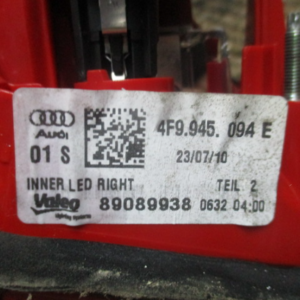 Audi A6 Avant Station Wagon anno dal 2004 al 2012 fanale posteriore led interno destro 4F9945094E